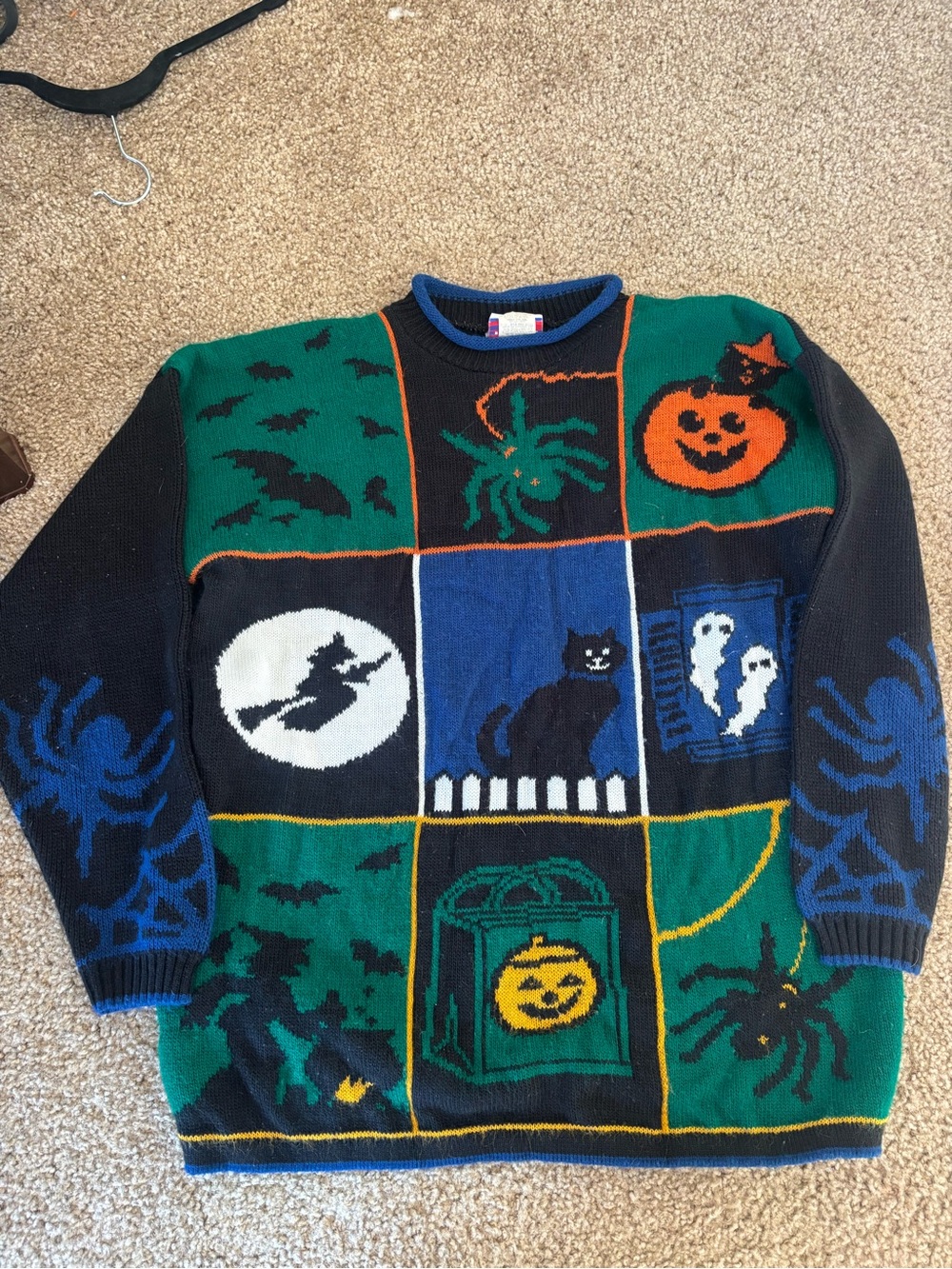 Vintage J.J. Browne Halloween sweater Size Large